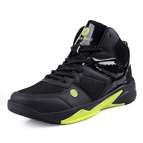 Bacca Bucci® Men’s Wager Basketball Shoes with Natural Rubber Sole & Breathable Upper