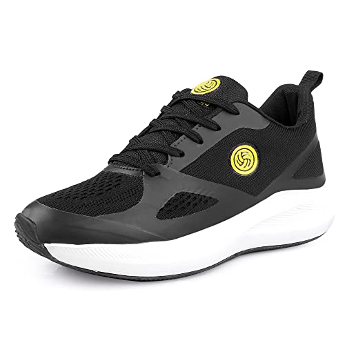 Bacca Bucci® Women Impact Running Shoes/Sneakers for Running/Gym/Training/Casual Walking Sports Shoe for Girls/Women- Black, Size UK40