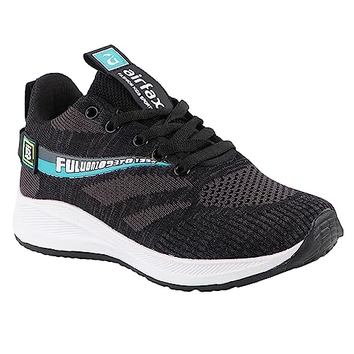 Airfax Casual Wear Sports Wear Indoor Outdoor Lightweight Occassional Wear Running Walking Jogging Gym Fashionalable Stylish Eva Lace Up Shoes for Kids Boys