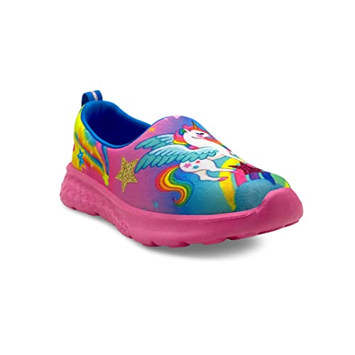 KazarMax Kids Boys and Girls Loafers | Slip-on Sneakers | Breathable | Lightweight | Easy Slip-On | Printed Sneaker Shoes