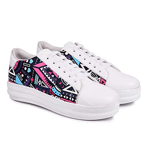 Longwalk Women Printed Casual Sneakers Shoes