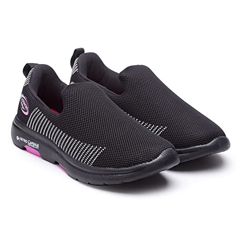 ASIAN Women’s Firefly-111 Sports Walking,Running,Gym Shoes Slip-On with Breathable Light Weight with Memory Foam Insole Casual Shoes for Women’ & Girl’s