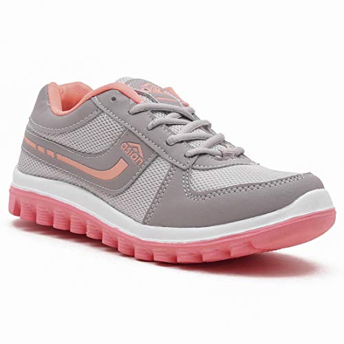 ASIAN Women’s Cute Sports Running Shoes,Walking, Gym Casual Sneaker Lace-Up Shoes for Girl’s