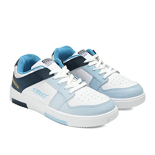 ASIAN Men’s Casual White Sneaker Shoes with Synthetic Upper | Lightweight Lace-Up Shoes for Men’s Tarzan-04…