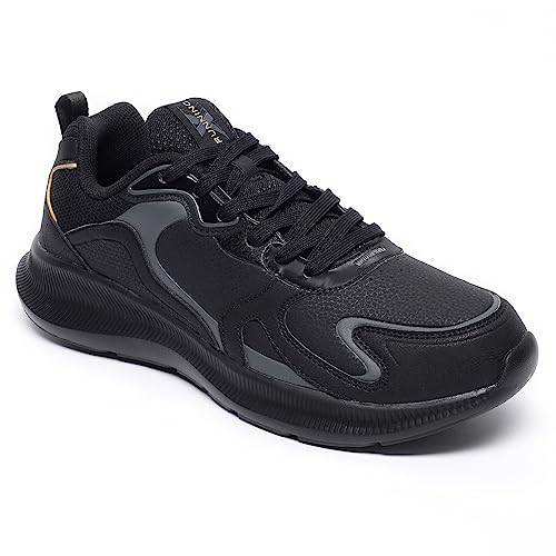 XTEP Lace up Style, IPR (Mix of EVA & Rubber Material), Superior Comfort, Extra Grip, Synthetic Leather Upper, Textured Pattern Running Shoes for Men