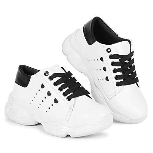 KRAFTER Girls Casual Chunky Sneakers Shoes for Women