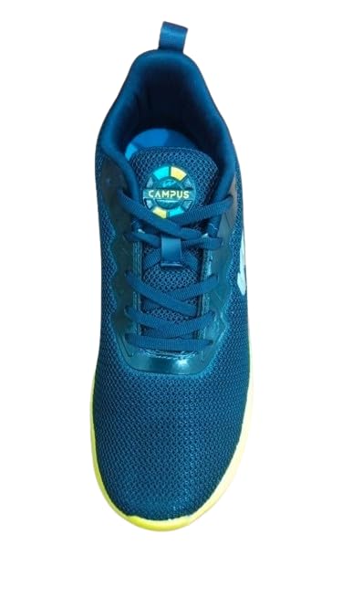 Mens Slip on Walking Shoes Lightweight & Comfortable Running, Walking, Gym Shoes Blue Lemon Color